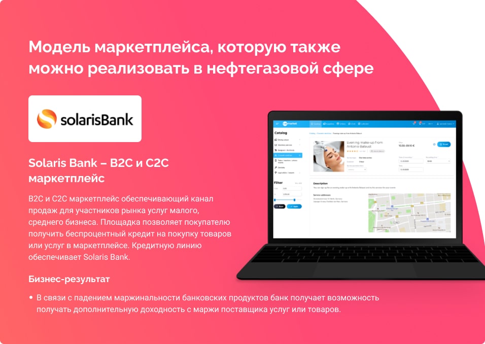 модель b2b b2c маркетплейса на примере solarisbank