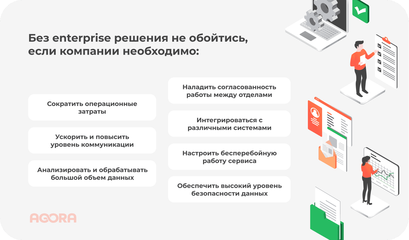 В каких случаях не обойтись без Enterprise решения