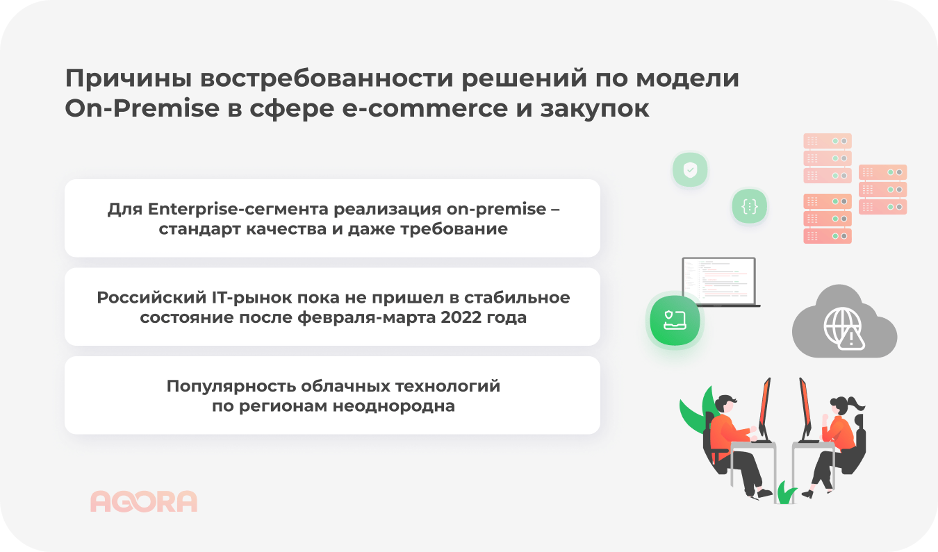 Причины востребованности решений по модели on-premise